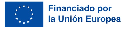 Emblema Horizontal Positivo Financiado por la UE