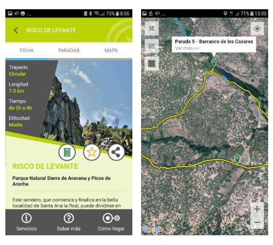 Imagen de la app caminame (2)