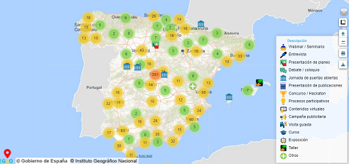 mapa eventos SAA