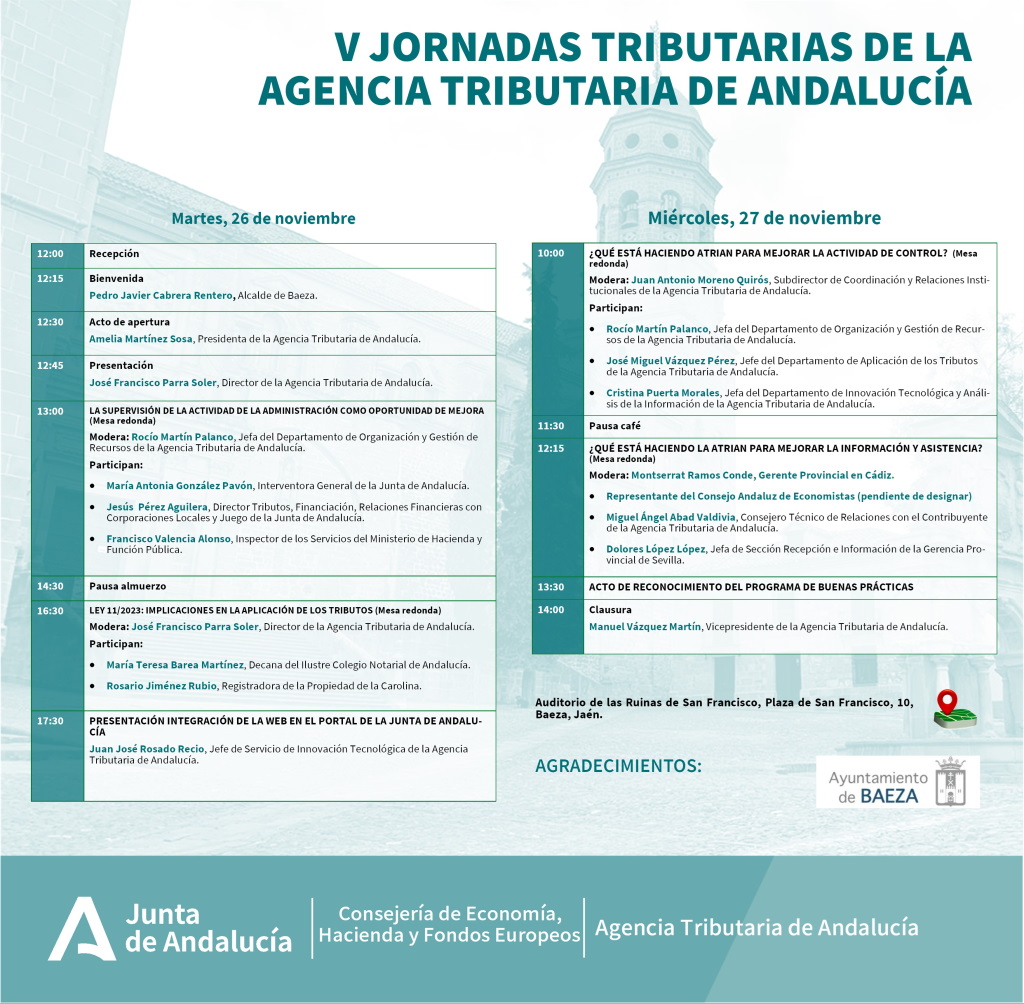 Programa V Jornadas Tributarias 2024