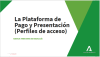 Plataforma de pago y presentación